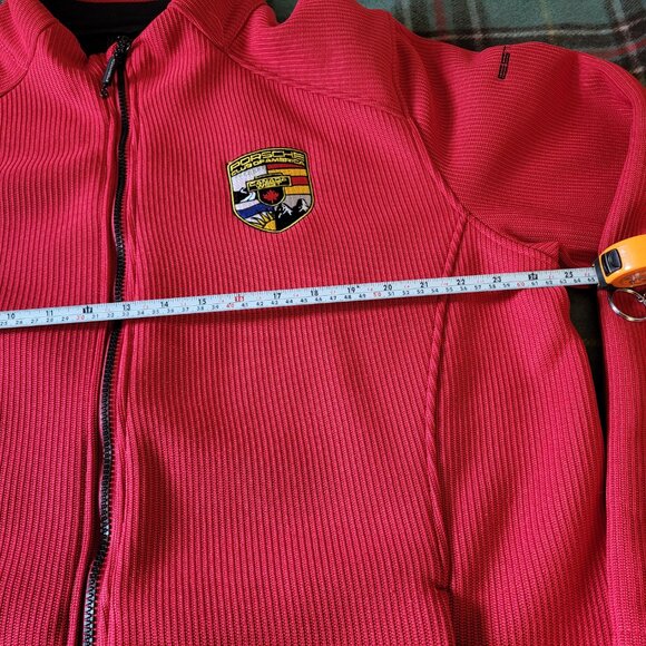 Porsche Club Canada West Logo Stormtech Full-Zip Red Performance Jacket Size XXL - Picture 9 of 16